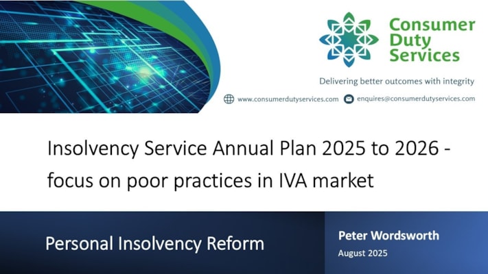 The Insolvency Service publishes its annual plan for 2025/26